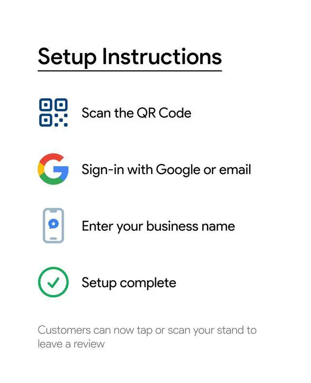 Alt view image 3 of 7 - Google Review Stand - NFC & QR Code, Easy Setup, For All Businesses (10-Pack)