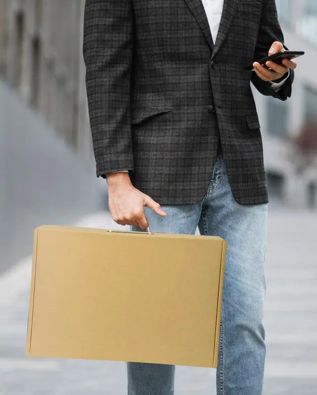 Alt view image 7 of 7 - Laptop Shipping Box with Protection Foam for up to 17 Inches Notebook, Cardboard Laptop Box for Shipping, Secure Mailing Boxes, 8 Pack