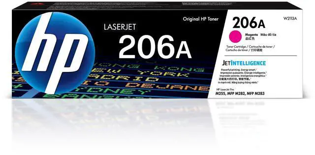 Main image of 206A Magenta Toner Cartridge | Works with Color LaserJet Pro M255, MFP M282, M283 Series | W2113A