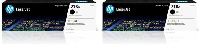 Main image of 218A Black Toner Cartridge | Works with Color LaserJet Pro 3201, MFP 3301 Series | W2180A, (Pack of 2)
