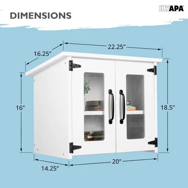 Alt view image 2 of 7 - Library Box Outdoor, 22x14x19 White - Little Free Book Exchange Kit | Composite, All Weather Material, HD Construction, For Neighborhood & Community Book Sharing, Library Kit