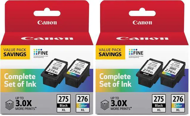 Main image of PG-275 XL/CL-276 XL Genuine Ink Value Pack (2 Cartridges),Compatible with TS3520/3522/4722/3720/3722,TR4720,(Pack of 2)