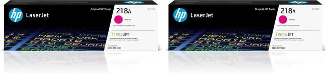 Main image of 218A Magenta Toner Cartridge | Works with Color LaserJet Pro 3201, MFP 3301 Series | W2183A, (Pack of 2)