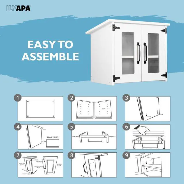 Alt view image 6 of 7 - Library Box Outdoor, 22x14x19 White - Little Free Book Exchange Kit | Composite, All Weather Material, HD Construction, For Neighborhood & Community Book Sharing, Library Kit