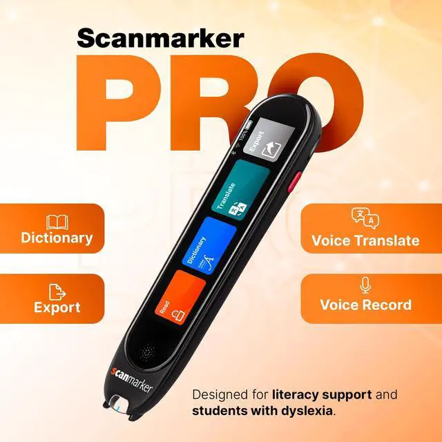 Alt view image 2 of 7 - Pro | Translation Pen & Reading Pen for Kids & Adults | Assistive Tool & Language Translator Device for Dyslexia, Reading Support & Language Learners | Translator Pen for 100 Languages