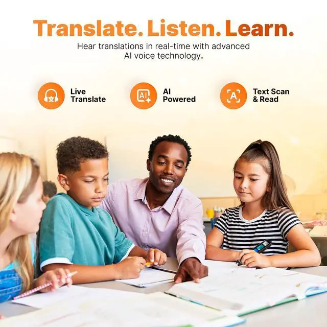 Alt view image 4 of 7 - Pro | Translation Pen & Reading Pen for Kids & Adults | Assistive Tool & Language Translator Device for Dyslexia, Reading Support & Language Learners | Translator Pen for 100 Languages