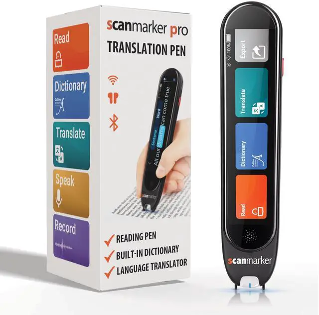 Main image of Pro | Translation Pen & Reading Pen for Kids & Adults | Assistive Tool & Language Translator Device for Dyslexia, Reading Support & Language Learners | Translator Pen for 100 Languages