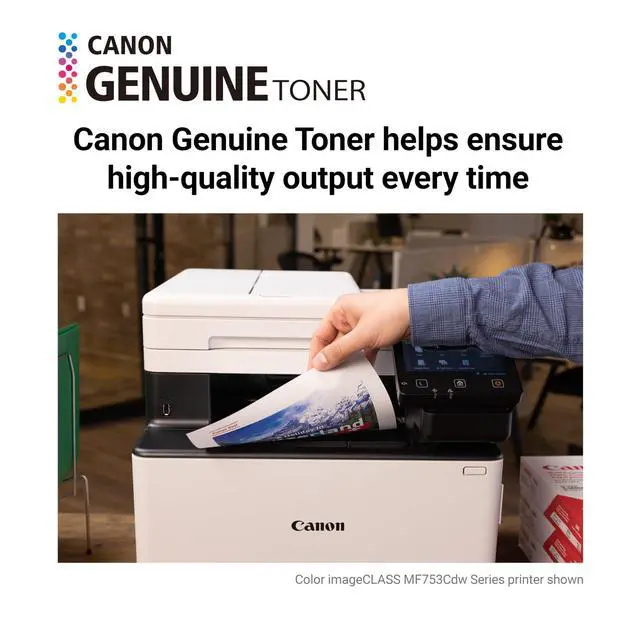 Alt view image 2 of 6 - Genuine 069 Cyan Toner Cartridge Compatible with MF753Cdw, MF751Cdw, LBP674Cdw