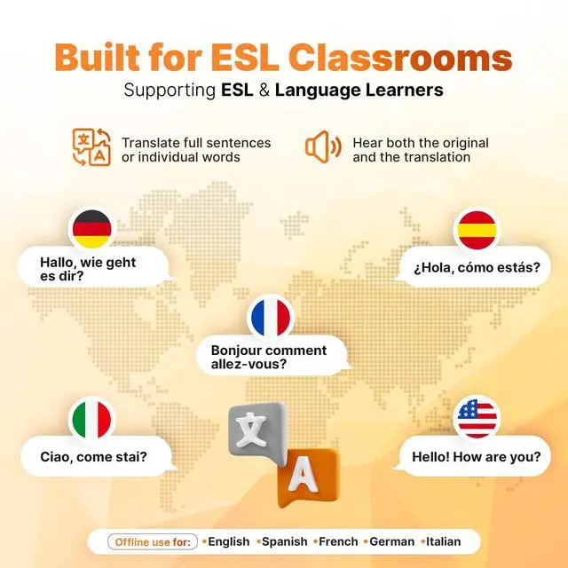 Alt view image 7 of 7 - Pro | Translation Pen & Reading Pen for Kids & Adults | Assistive Tool & Language Translator Device for Dyslexia, Reading Support & Language Learners | Translator Pen for 100 Languages
