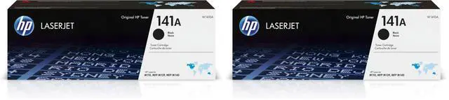 Main image of 141A Black Toner Cartridge | Works with LaserJet M110,LaserJet MFP M139,M140 | W1410A,(Pack of 2)