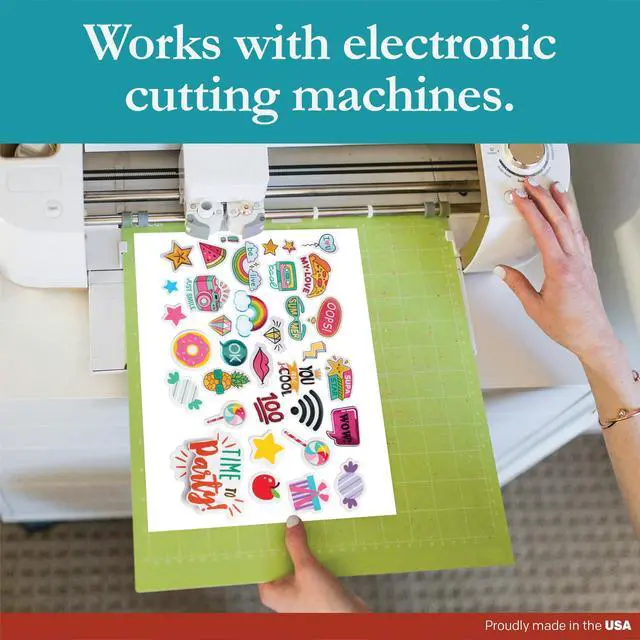 Alt view image 4 of 7 - White Sticker Paper No Back Slit - 8.5" x 11" Laser/Inkjet Compatible 1 per Sheet - 1000 Sheets