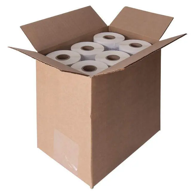 Alt view image 4 of 4 - Visitor Management Labels - Compatible with Dymo 30256-2 5/16" X 4" - 300 Labels Per Roll (48 Pack)