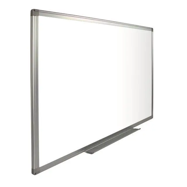 Main image of Magnetic Blank Dry Erase Whiteboard Wall Mounted with Aluminum Frame & Marker Tray Easy Erase for Notes, Diagrams, & Sharing Information (48" x 36")