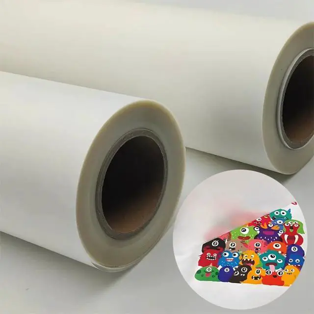 Main image of Premium DTF Transfer Film | 24"x164ft PET White Ink Hot Printing Film | Perfect for DTF Powder Shake Machines (24"x 164ft)