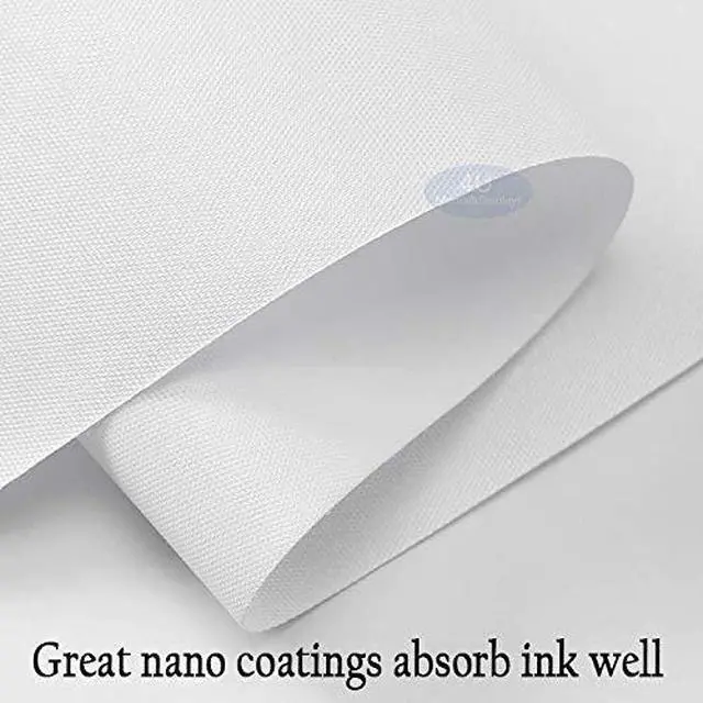 Alt view image 3 of 6 - Polyester Matt Inkjet Art Canvas 44"x40ft. Roll and Professional Digital Inkjet Waterproof Printing 100% Polyester Art Canvas Great