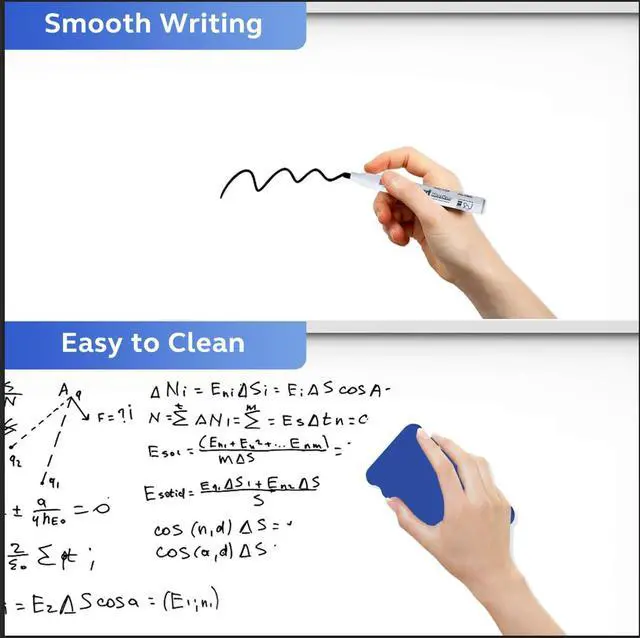 Alt view image 4 of 7 - Rolling Whiteboard on Wheels, Double-Sided Magnetic Dry Erase Board with Stand, Mobile White Board for Office, Classroom, Home (32" x 48")