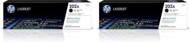 Main image of 202A Black Toner Cartridge Printers | Works with Color LaserJet Pro M254; Color LaserJet Pro MFP M281 Series | CF500A (Pack of 2)