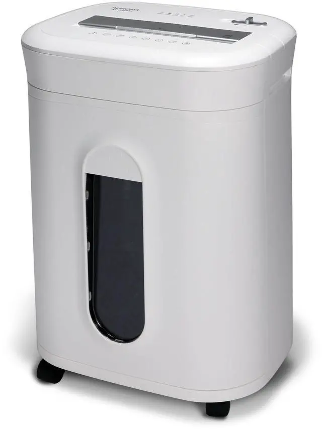 Main image of AU1060MA Professional Grade 10-Sheet High Security Micro-Cut Paper and Credit Card Shredder/ 60 Minutes/Security Level P-5, White, AU1060MA 10-Sheet High Security Microcut
