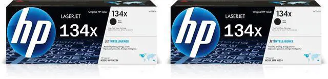 Main image of 134X Black High-Yield Toner Cartridge Printers | Works with LaserJet M209 Series; LaserJet MFP M234 Series | W1340X,(Pack of 2)
