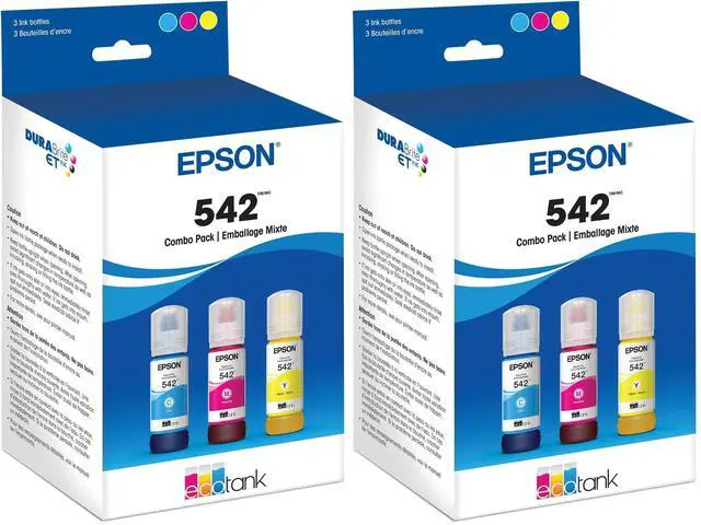 Main image of 542 EcoTank Pro Ink Ultra-high Capacity Bottle Color Combo Pack (T542520-S) Works with ET-5150,5170,5180,5800,5850,5880,16600,16650,(Pack of 2)
