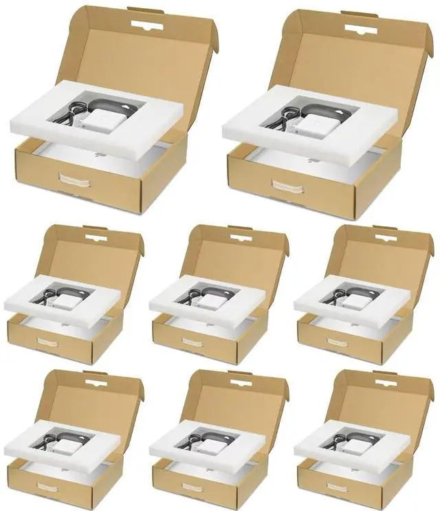 Main image of Laptop Shipping Box with Protection Foam for up to 17 Inches Notebook, Cardboard Laptop Box for Shipping, Secure Mailing Boxes, 8 Pack