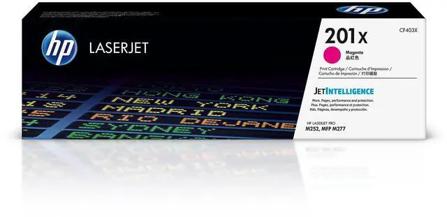 Main image of 201X Magenta High-Yield Toner Cartridge | Works with Color LaserJet Pro M252, MFP M277 Series | CF403X