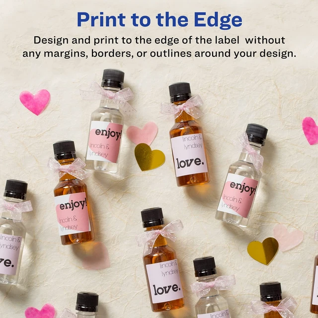 Alt view image 4 of 7 - Printable Square Labels, 2" x 2", Matte White, Laser & Inkjet Compatible, Great for Branding, Packaging, Events, and More (22806), 300 Blank Labels (Pack of 5)