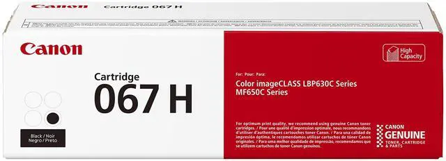 Main image of Genuine 067 Black Toner Cartridge High Capacity Compatible with LBP633Cdw, LBP632Cdw, MF652Cdw, MF653Cdw, MF654Cdw, MF656Cdw