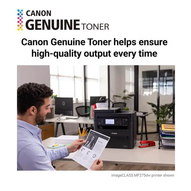 Alt view image 2 of 6 - Genuine 137 Black Toner Cartridge Compatible with LBP151dw,MF210 Series,MF220 Series,MF230-Series,MF240-Series,D570,(Pack of 2)