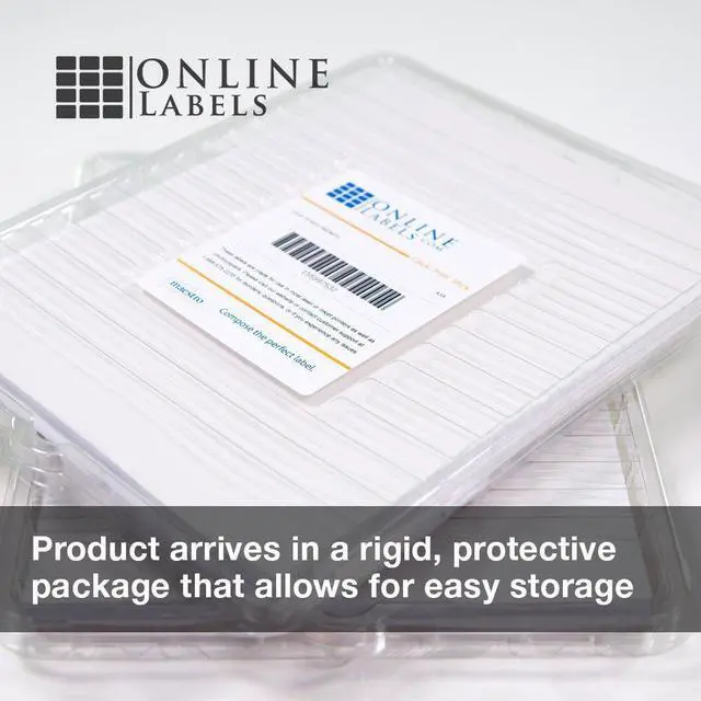 Alt view image 7 of 7 - 8.5 x 11 Waterproof Clear Frosted Matte Sticker Paper (Laser Printers Only) - 250 Sheets - Full Sheet Labels - OnlineLabels