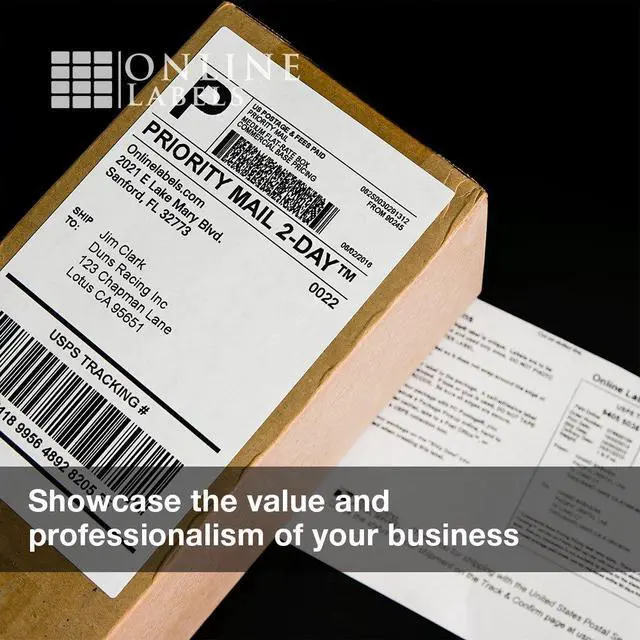 Alt view image 3 of 7 - 7.4 x 4.5 and 3.675 x 3 Ebay Shipping Labels - Pack of 2,000 Sheets - Inkjet/Laser Printer