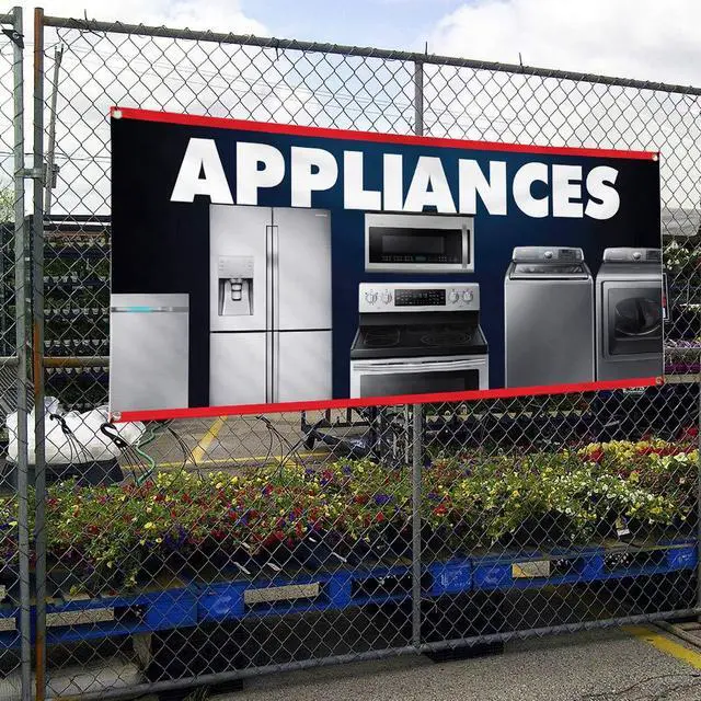 Alt view image 4 of 7 - Vinyl Banner Multiple Sizes Appliances Business Business Outdoor Weatherproof Industrial Yard Signs Grey 10 Grommets 60x144Inches