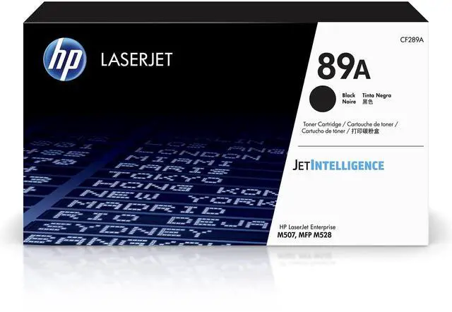 Main image of 89A Black Toner Cartridge | Works with LaserJet Enterprise M507, MFP M528 | CF289A