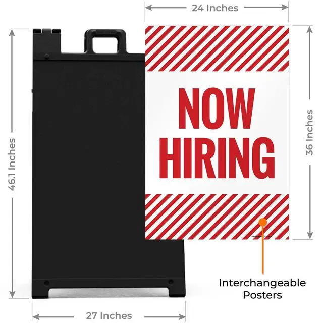 Alt view image 3 of 7 - Shuttle Service Pickup Sidewalk Sign Kit, | 18x24 Replacement Panels 2-Pack Corrugated Plastic USA Made