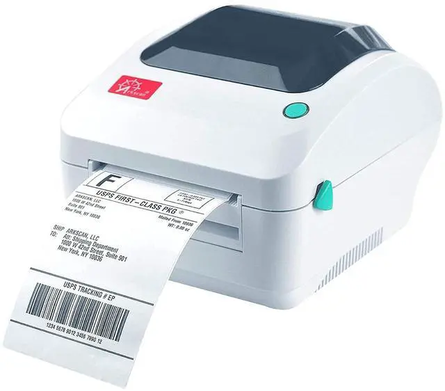 Main image of 2054A Shipping Label Printer for Windows Mac Chromebook Android, Supports Amazon Ebay Paypal Etsy Shopify ShipStation Stamps UPS USPS FedEx DHL, Roll & Fanfold 4x6 Direct Thermal Label