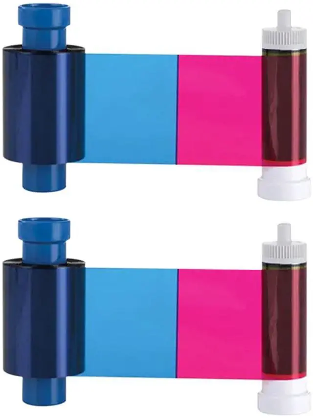 Main image of 2 x Magicard 300 Printer MC300YMCKO/2 Color Ribbon - YMCKO - 300 Prints Software Demo Card