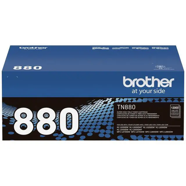 Alt view image 7 of 7 - Genuine Super High Yield Toner Cartridge, TN880, Replacement Black Toner, Page Yield Up To 12,000 Pages, Amazon Dash Replenishment Cartridge