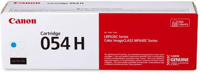 Main image of Genuine 054 Cyan Toner Cartridge High Capacity Compatible with LBP622Cdw, LBP623Cdw, MF641Cdw, MF642Cdw, MF644Cdw