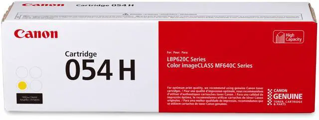 Main image of Genuine 054 Yellow Toner Cartridge High Capacity Compatible with LBP622Cdw, LBP623Cdw, MF641Cdw, MF642Cdw, MF644Cdw