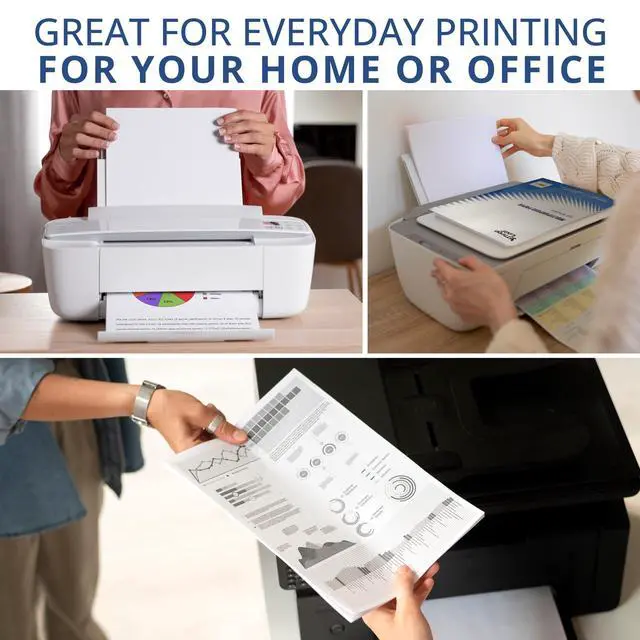 Alt view image 3 of 7 - 80 Ct. Multipurpose Paper 8.5 X 11 Inch, Pack Of 50, Bright White Paper, Office Supplies, Copy Printer Paper