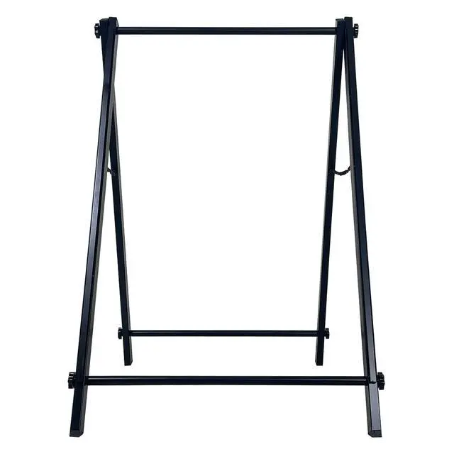 Alt view image 4 of 7 - 24x36" Premium Heavy-Duty A-Frame Sign Stand Holds 2 Insert Boards + 1 Hanging Sign | Weatherproof Sidewalk Sign Holder for Business, Real Estate, Restaurants & Events (STAND ONLY) (3)