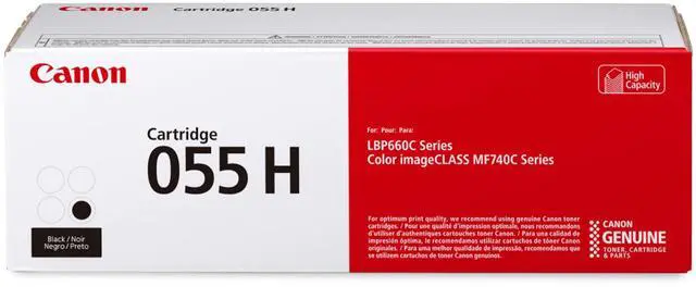 Main image of Genuine 055 Black Toner Cartridge High Capacity Compatible with LBP664Cdw, MF741Cdw, MF743Cdw, MF745Cdw, MF746Cdw