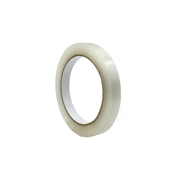 Main image of PSBM Clear Strapping Tape, 144 Rolls 2.8 Mil 0.5 Inch 60 Yards Per Roll, Synthetic Rubber & Resin Adhesive Tape for Bundling, Reinforcing, Palletizing & Securing