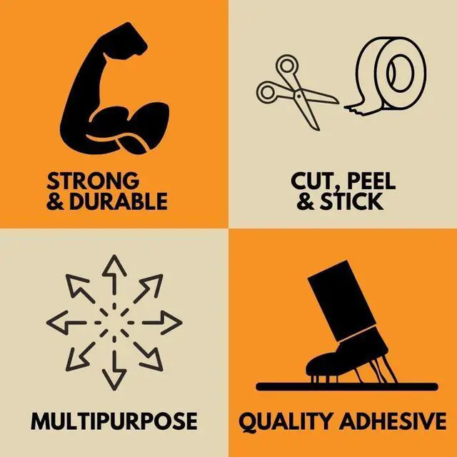 Alt view image 7 of 7 - PSBM Black Strapping Tape, 192 Rolls 2.8 Mil 3/8 Inch 60 Yards Per Roll, Synthetic Rubber & Resin Adhesive Tape for Bundling, Reinforcing, Palletizing & Securing