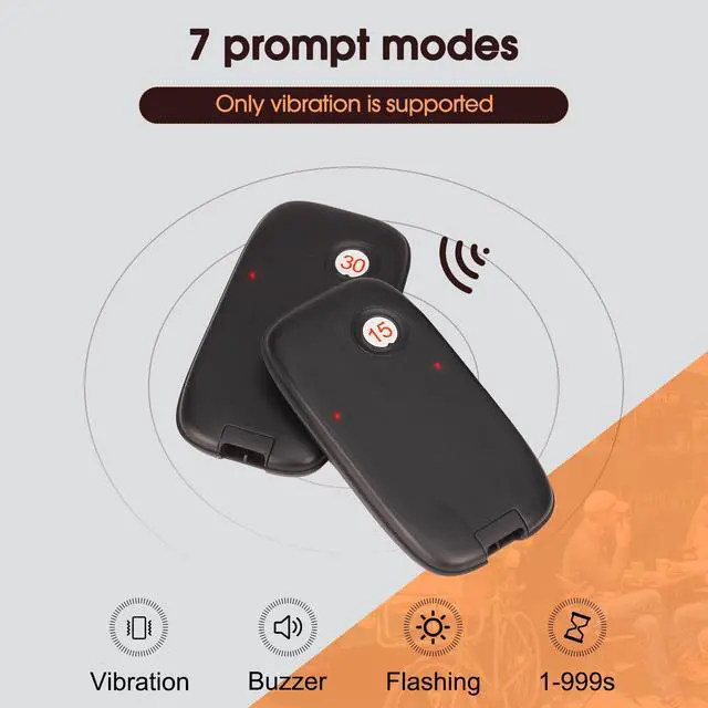 Alt view image 4 of 7 - TD175P Restaurant Pager System, Buzzers for Restaurants, 30 Beepers | for Restaurant, Food Court, Maximum Call Range 800M, with Vibration, Flashing, Buzzer, Plug and Play,Touch Keyboard