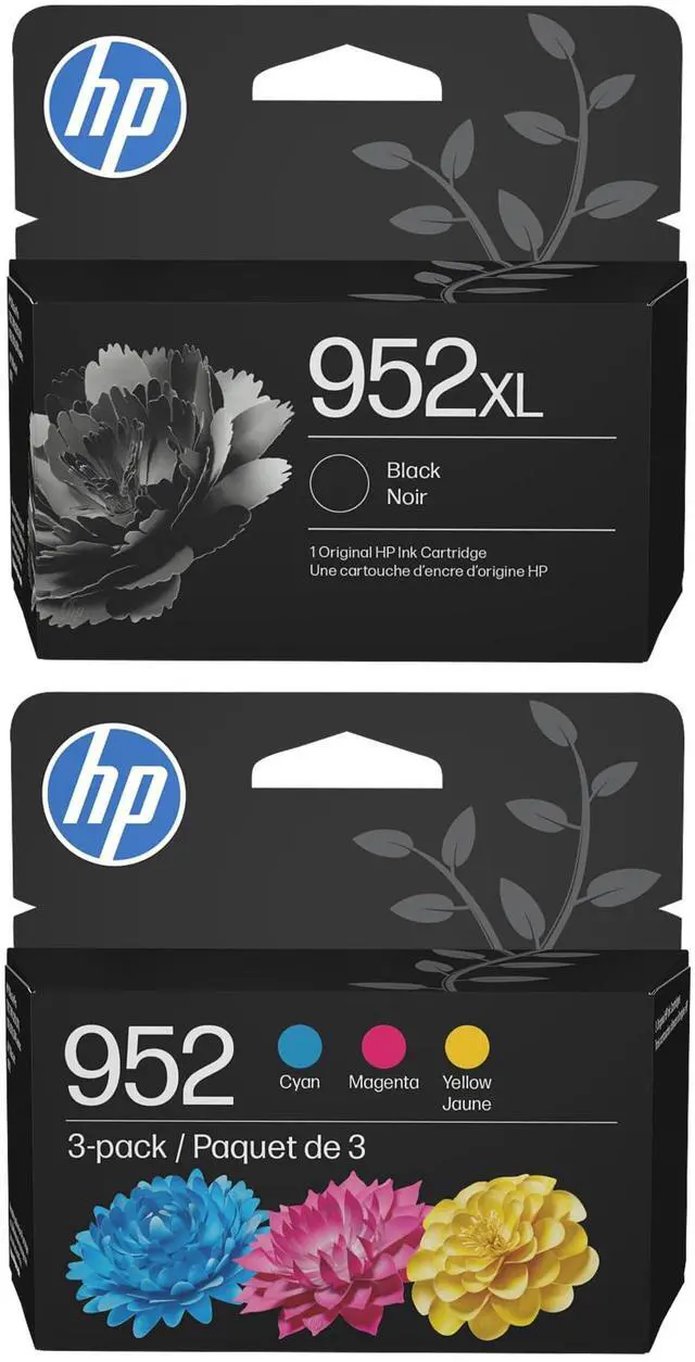 Main image of 952XL Blk/952 CMY Original Ink Bundle for OfficeJet Pro 77208740 Series