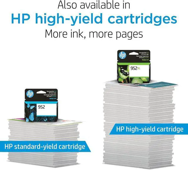 Alt view image 3 of 7 - 952XL Blk/952 CMY Original Ink Bundle for OfficeJet Pro 77208740 Series