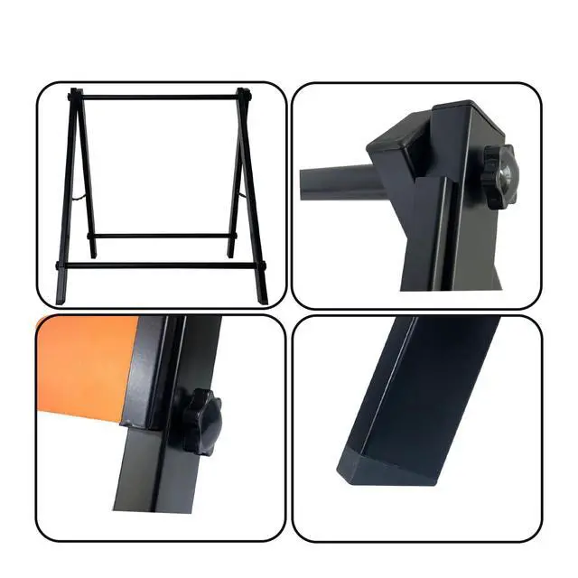 Alt view image 7 of 7 - 24"x24" Premium Heavy-Duty A-Frame Sign Stand Holds 2 Insert Boards + 1 Hanging Sign | Weatherproof Sidewalk Sign Holder for Business, Real Estate, Restaurants & Events (STAND ONLY) (2)