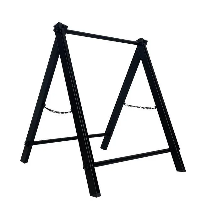 Alt view image 4 of 7 - 24"x24" Premium Heavy-Duty A-Frame Sign Stand Holds 2 Insert Boards + 1 Hanging Sign | Weatherproof Sidewalk Sign Holder for Business, Real Estate, Restaurants & Events (STAND ONLY) (2)