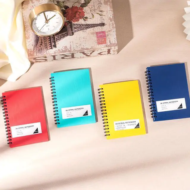 Alt view image 4 of 7 - Small Spiral Notebooks 4x6,Wide Ruled Mini Journal,60 pack | 4 Color 234 Sheets/468 Pages, Small Pocket Notebooks for School Work Notes, ideal for journals, meeting notes, travel